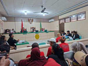 Sidang Ke-2, Kuasa Hukum RMD Bacakan Eksepsi Nota Keberatan di PN Tanjungbalai Asahan