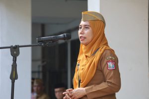 Pimpin Apel Gabungan Pemerintahan, Sekda Sampaikan Pesan dan Amanat