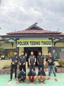 Polsek Tebing Tinggi Ungkap Kasus Curanmor, Tiga Terduga Diamankan
