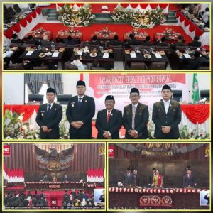 Presiden RI Tekankan Pengawasan Demokrasi, DPRD Toba Gelar Paripurna Pidato Kenegaraan