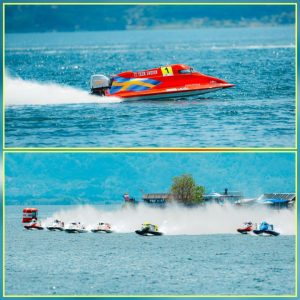 Jonas Andersson Menang Start-to-Finish di Sprint Race 1 F1H2O Danau Toba