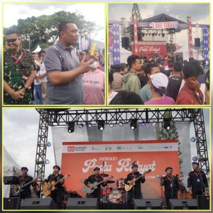 Bupati Toba Hadiri Pesta Rakyat, Ribuan Warga Padati Lapangan Sisingamangaraja