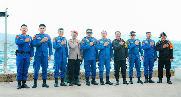 Polda Sumut Sukses Amankan Pengumuman Juara Endurance Aquabike Toba 2025