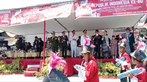 Defile HUT RI ke-80 di Balige Meriah, Antusiasme Warga Toba Membara