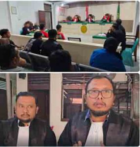 Ketidaksesuaian Barang Bukti, Kuasa Hukum Lombek Cs Gugat Dan Ajukan Eksepsi