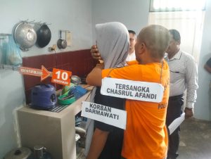 Polres Binjai Gelar 18 Agenda Rekontruksi Kasus Pembunuhan