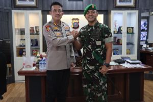 Kapolres Binjai Sambut Hangat Kunjungan Dandim 0203/Langkat