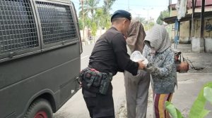 Jum’at Berkah Batalyon B Satuan Brimob Polda Sumut,Senyum dan Harapan untuk Warga Tebing Tinggi
