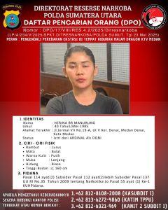 Polda Sumut Terbitkan DPO Pemilik Dragon KTV Medan Terkait Peredaran Ekstasi