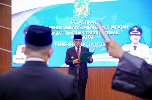 Lantik Inspektur Kota Medan, Rico Waas Tekankan Peran Inspektorat sebagai Kunci Reformasi Birokrasi