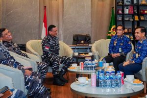 Rico Waas Terima Kunjungan Dankodaeral I TNI AL