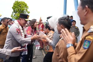 Forkopimda Tapteng Sambut Kunjungan Kapolda Sumut