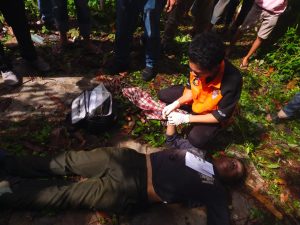Ojek Pangkalan Ditemukan Tewas di Ladang Warga , TKP Patumbak