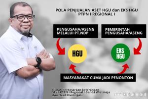 Pernyataan SEVP Ganda Wiatmaja Buka Tabir HGU dan Eks HGU untuk ‘Aseng’, Masyarakat Cuma Kebagian Nonton