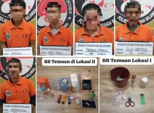 Polres Pelabuhan Belawan Amankan 5 Pengguna Narkoba Saat Penyisiran Lokasi Rawan Tawuran