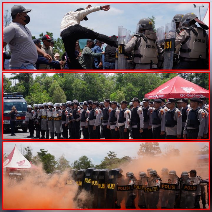 Polres Bengkalis Gelar Simulasi Pengamanan Sispam Mako dan Sispam Unras, Tingkatkan Kesiapsiagaan Hadapi Potensi Gangguan Keamanan