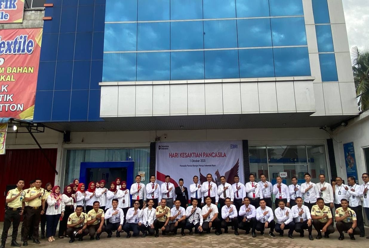 BRI BO Sibuhuan Peringati Hari Kesaktian Pancasila Dengan Khidmat