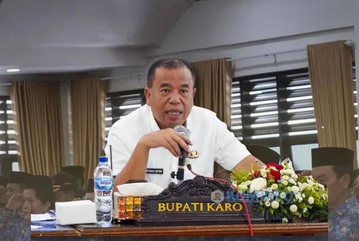Bupati Karo Tegaskan Penunjukan Jabatan PNS Sesuai Kompetensi dan Aturan