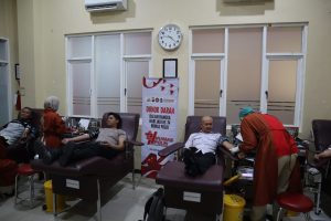 Sambut Hari Jadi ke-74 Humas Polri, Polres Tulungagung Gelar Donor Darah