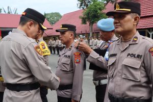 Kapolres Binjai Kukuhkan Nomenklatur Pamapta SKPT Polres Binjai