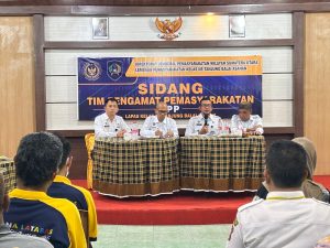 Lapas Kelas IIB TBA Laksanakan Sidang TPP Bahas Usulan Integrasi dan Pengangkatan Tamping