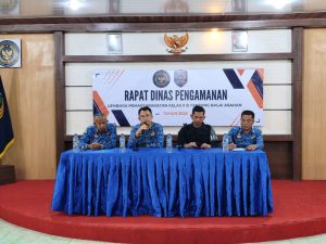 Lapas TBA Gelar Rapat Dinas Pengamanan, Wujudkan Asta Cita Presiden di Lingkungan Pemasyarakatan