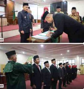 Wali Kota Lantik dan Kukuhkan 3 Pejabat Struktural dan 10 Pejabat Fungsional