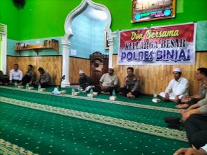 Keluarga Besar Polres Binjai Laksanakan Do’a Bersama