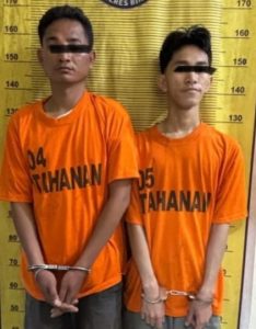 Dua Pemuda Pengedar Narkoba di Tandem Hilir Diciduk Polres Binjai