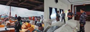 Bravo !! TNI AL Berhasil Tangkap Dua Kapal Cargo Pembawa Ballpres Ilegal Asal Malaysia