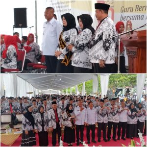 HUT ke-80 PGRI, Endang Dwi Retnowati Dikukuhkan sebagai Ibunda Guru di Tulungagung