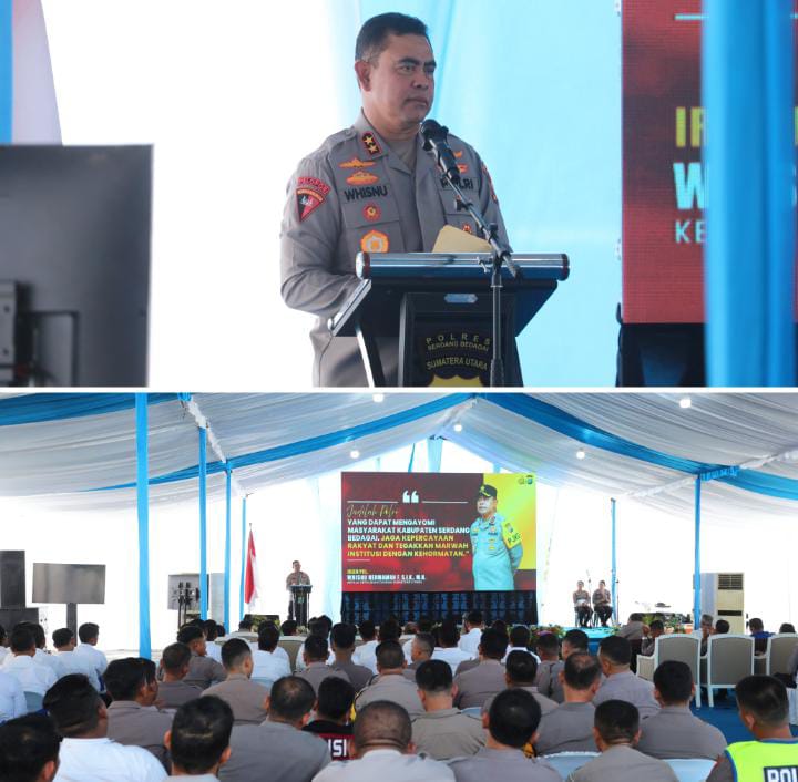 Kunjungan Kapolda Sumut di Polres Sergai: Tekankan Profesionalisme, Reformasi, dan Pelayanan Publik