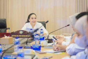 Ketua TP PKK Kota Medan Pimpin Rapat Persiapan Rakernas XVIII APEKSI