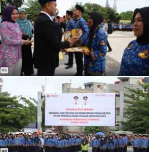 Wali Kota Tanjungbalai Serahkan SK Kepada 2.126 P3K Paruh Waktu 2025