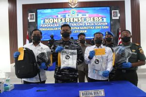 Bravo !! Lanal TBA Berhasil Gagalkan Penyelundupan 1,5 Kg Sabu di Pesisir Bagan Asahan