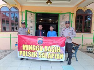 Polres Langkat dan Polsek Jajaran Laksanakan Pengamanan Ibadah Gereja