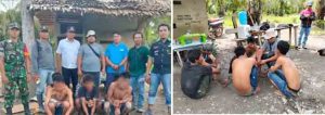 Grebek Sarang Narkoba, Unit Intel Kodim 0209/Labuhanbatu Bekuk Enam Pengedar Sabu di Sei Sentang