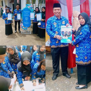 HUT Korpri ke-54, Pemkab Tanjab Barat Serahkan SK PPPK Paroh Waktu