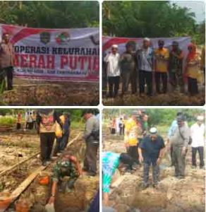 Peletakan Batu Pertama Pembangunan Gedung KMP Kelurahan Kampung Mesjid Berjalan Khidmad