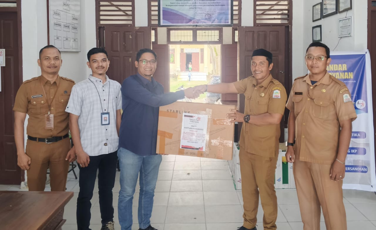 Dukung Pemulihan Pascabencana, PT Telkom Indonesia Pasok Starlink ke Aceh Singkil