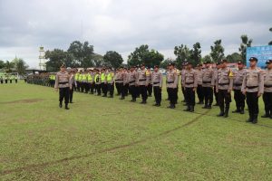 Polres Binjai Bersama Instansi Terkait Gelar Pasukan Operasi Lilin Toba 2025
