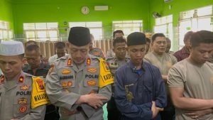 Polres Binjai beserta Personil Laksanakan Sholat Ghaib