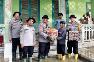 Polres Binjai Kolaborasi dengan Polres Asahan Salurkan Bantuan Untuk Warga Tanjung Pura
