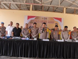 Polres Binjai Gelar Rilis Akhir Tahun 2025