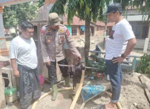 Polda Sumut Bangun Sumur Bor Untuk Warga Tapsel Terkena Bencana