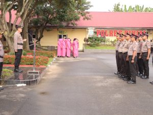 69 Personil Polres Binjai Naik Pangkat