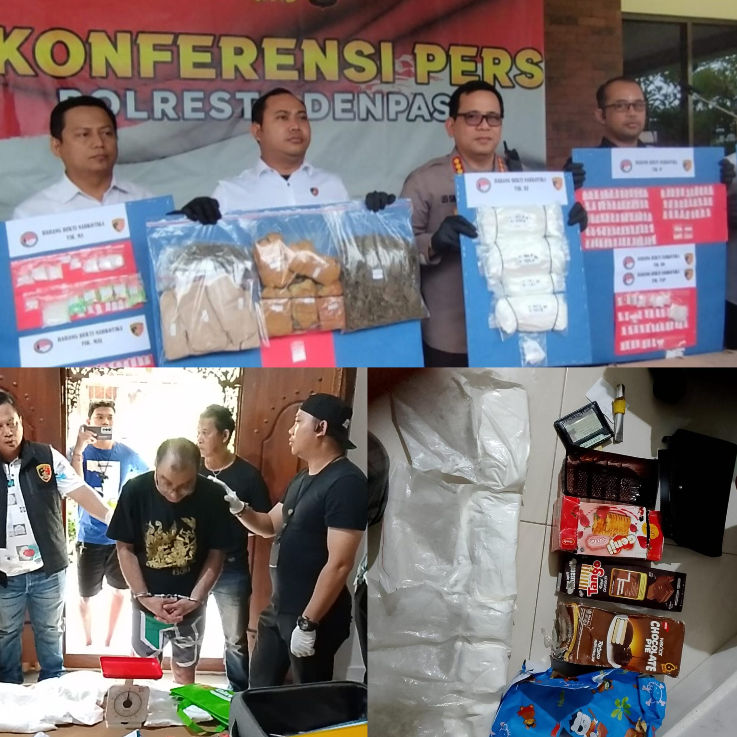 Miliki 1 Kg Lebih Kokain Senilai Miliaran Rupiah Warga Inggris Berhasil Ditangkap Tim Satresnarkoba Polresta Denpasar