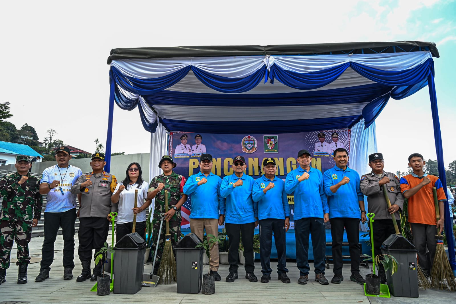 Wagubsu Surya Pimpin Aksi Bersih Massal, Canangkan Gerakan Indonesia ASRI