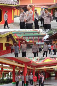 Kapolres Langkat AKBP David Triyo Prasojo, Pantau Pengamanan Imlek di Vihara Avaloketisvara Stabat