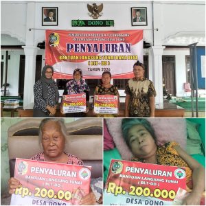 Pemerintah Desa Dono Salurkan BLT Dana Desa 2026